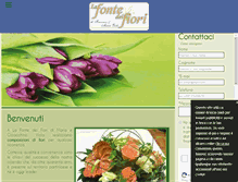 Tablet Screenshot of lafontedeifiori.it